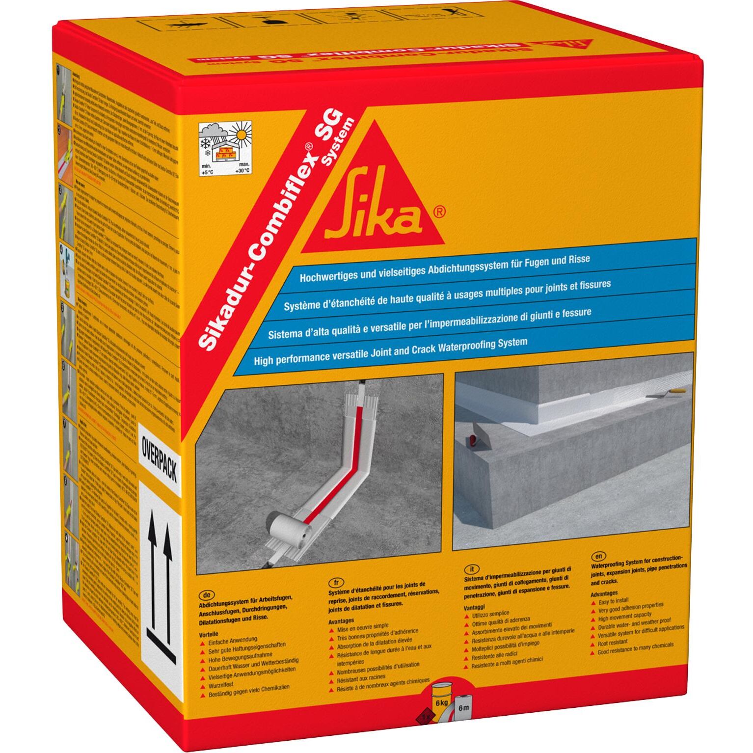 Combiflex System Sikadur-Combiflex SG System Set-6kg CF Kleber N/6m SG-10M 150/Siavlies ...