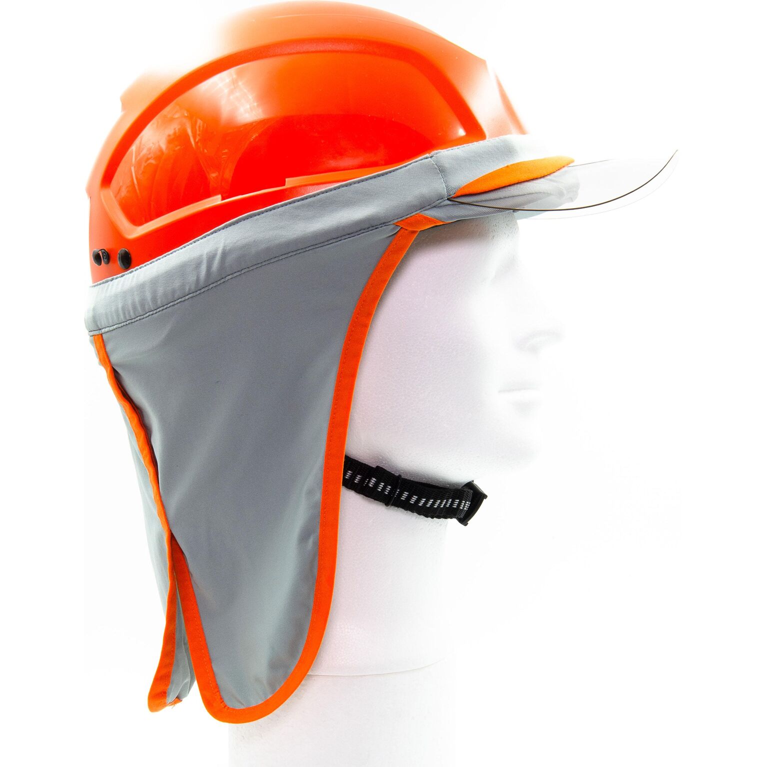 Suncool SUNITY Sonnen-Nackenschutz grau/orange SunCool 2 UPF 50+ | HGC