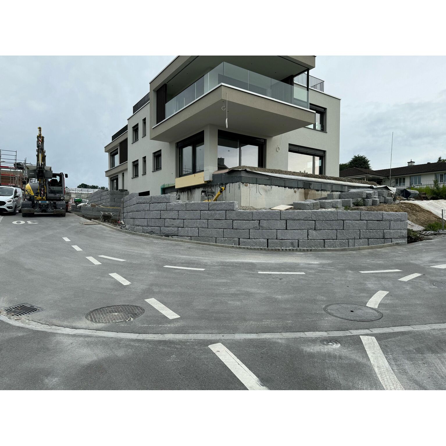 Blocchi per muri granito Otelo Grana fin 40/40x60-120cm lungo su