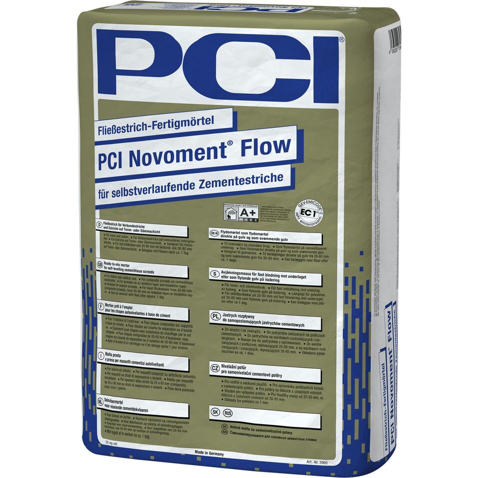 PCI Novoment M1 plus 25kg Sack grau, 25,97 PCI Novoment M1 plus 25kg Sack grau, 25,97